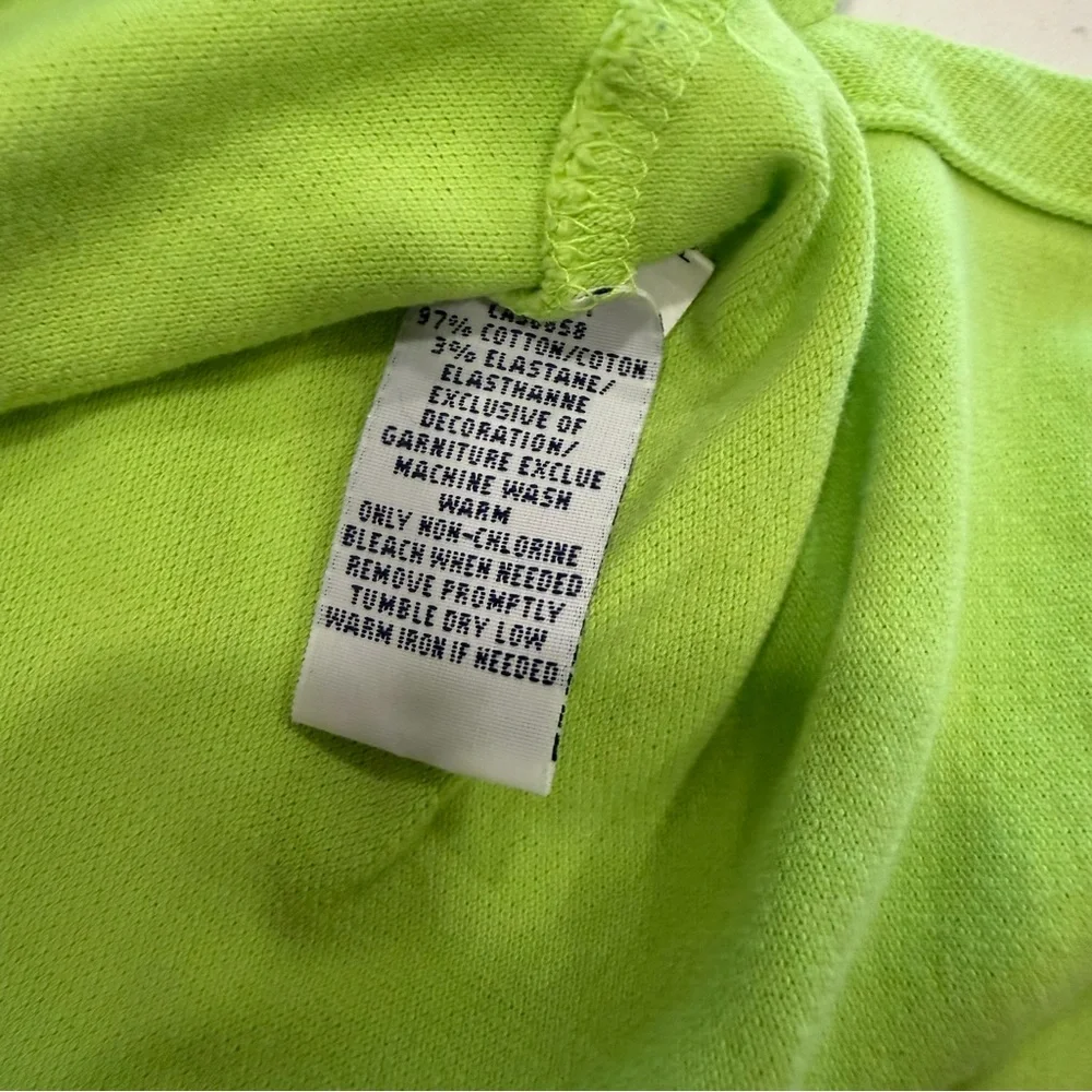 Ralph Lauren Men’s Bright Lime Green Polo Shirt - Small